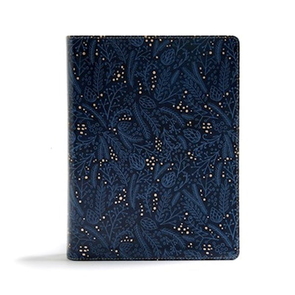 CSB Study Bible-Navy LeatherTouch