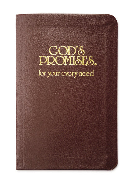 God’s Promises for Your Every Need - Bonded Leather, Burgundy