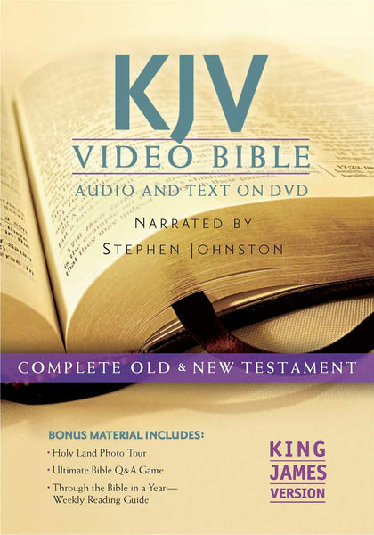 KJV Complete Bible on DVD Read by Stephen Johnston