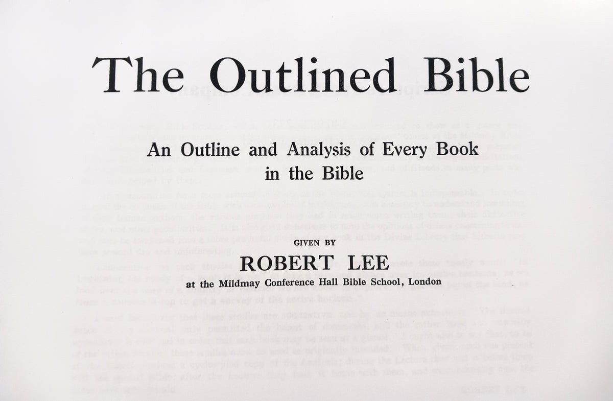 The Outlined Bible – Scripture Truth