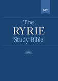 KJV Ryrie Study Bible Black - Genuine leather