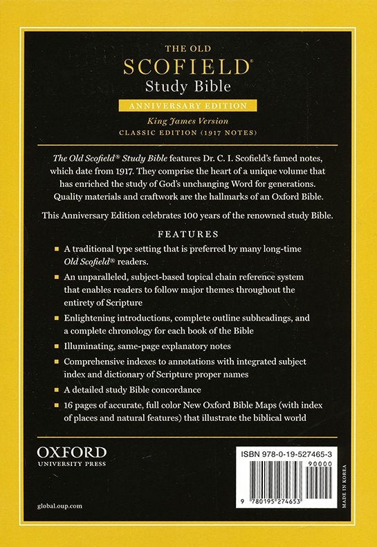 The Scofield Study Bible (King James - Oxford University Press - Oct. 2024 2003)