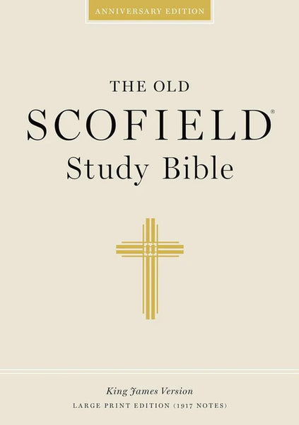 KJV Original Scofield Study Bible #391RRL  LARGE PRINT Black Bonded Leather