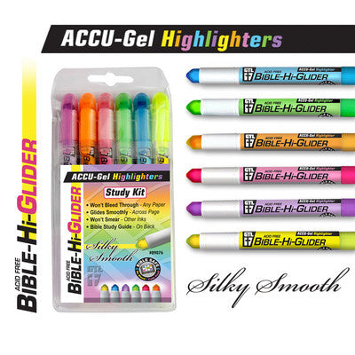 ACCU-Gel Highlighters Bible Study Kit
