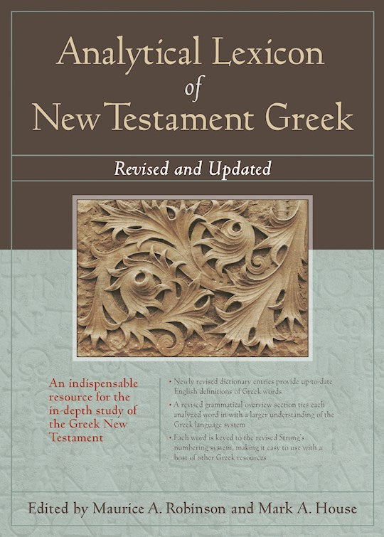 Analytical Lexicon of New Testament Greek – Scripture Truth