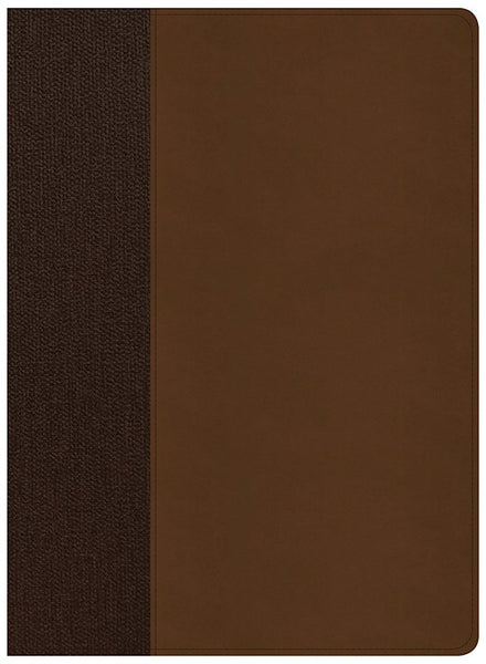 CSB Life Essentials Study Bible-Brown LeatherTouch Indexed