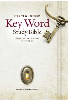 CSB Hebrew-Greek Key Word Study Bible Burgundy Genuine Leather