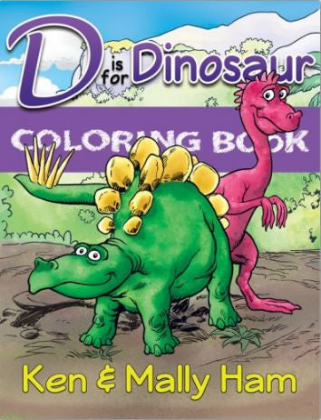 D Is For Dinosaur Coloring Book