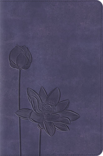 ESV Compact Bible TruTone Lavender Bloom Design