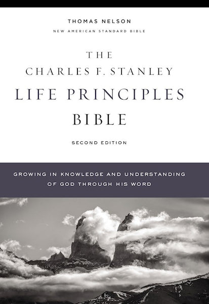 NASB Charles F. Stanley Life Principles Bible (2nd Edition) Hardcover