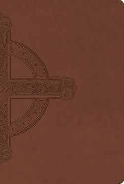 NLT Large Print Premium Value Thinline Bible, Filament Enabled Edition Brown LeatherLike