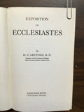 Leupold, H.C.- Exposition of Ecclesiastes
