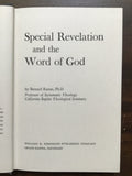 Ramm, Bernard- Special Revelation and the Word of God