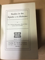 Shepardson, Daniel - Studies in Epistles to the Hebrews