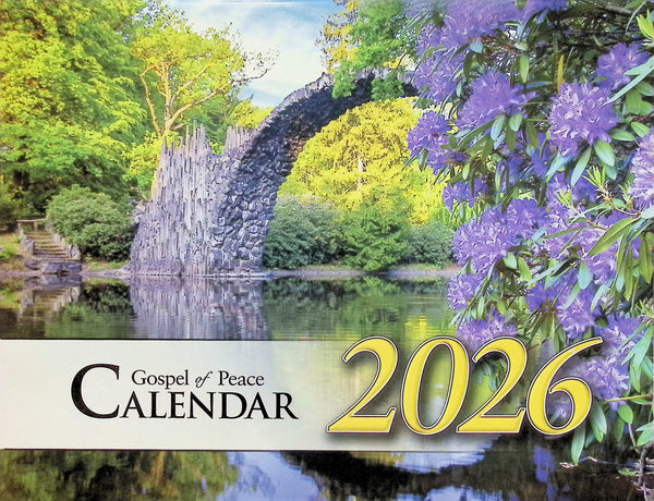 Scripture Truth 2026 Gospel of Peace Calendar- $3.99 per copy