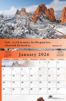 Scripture Truth 2026 Gospel of Peace Calendar- $3.99 per copy