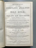Hitchcock, Roswell D.- Hitchcock's New and Complete Analysis of the Holy Bible