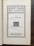 Gordon, S.D.- Quiet Talks on Power