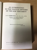 Robertson, A.T. - An Introduction to the Textual Criticism of the New Testament