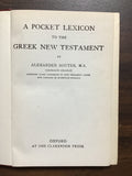 Souter, Alexander- A Pocket Lexicon to the Greek New Testament