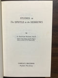 English, E. Schuyler- Studies in the Epistle to the Hebrews
