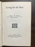 McClure, James G.K.- Living for the Best