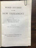 Vincent, Marvin R.- Word Studies in the New Testament