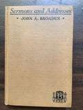 Broadus, John A.- Sermons and Addresses