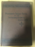 Peloubets Select Notes for 1915, 1917, 1918, 1957 (4 hardcover volumes)