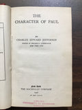 Jefferson, Charles Edward- The Character of Paul