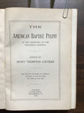 Louthan, Henry Thompson- The American Baptist Pulpit at the Beginning of the 20th Century