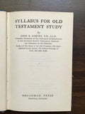 Sampey, John R.- Syllabus For Old Testament Study