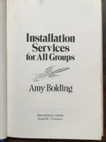 Bolding, Amy- Installation Services for All Groups