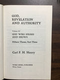 Henry, Carl F.H.- God, Revelation and Authority