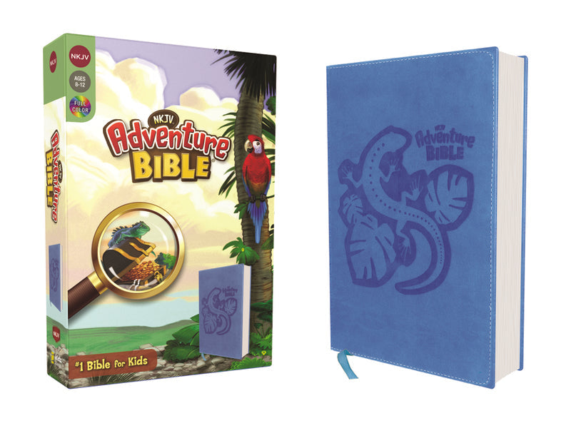 NKJV Adventure Bible (Full Color) Ocean Blue Leathersoft