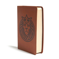 KJV Kids Bible-Brown Lion LeatherTouch