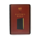 KJV Pastor’s Bible--- Black LeatherTouch
