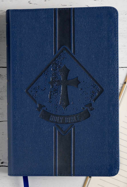 KJV Kids Bible-Royal Blue LeatherTouch