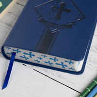 KJV Kids Bible-Royal Blue LeatherTouch