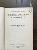 Wilson, Thomas- The Permanence of Christianity