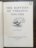 Ryland, Garnett- The Baptists of Virginia 1699- 1926