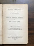 Olshausen, Hermann- Biblical Commentary on St. Paul's Epistles to the Galatians, Ephesians, Colossians, and Thessalonians