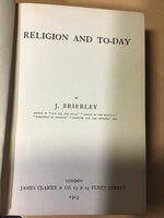 Brierley, J. - Religion and To-Day