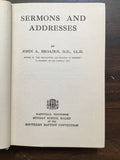 Broadus, John A.- Sermons and Addresses