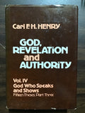 Henry, Carl F.H.- God, Revelation and Authority