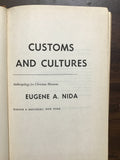 Nida, Eugene A.- Customs and Cultures