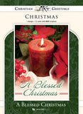 Christmas Cards - A Blessed Christmas, John 8:12 (KJV) - Box of 12