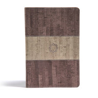 CSB Essential Teen Study Bible-Weathered Gray Cork LeatherTouch