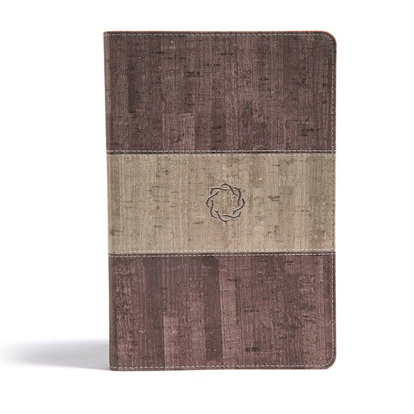 CSB Essential Teen Study Bible-Weathered Gray Cork LeatherTouch