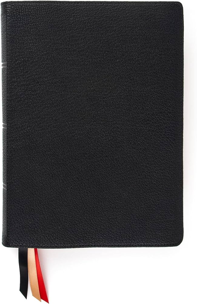 CSB Study Bible (Holman Handcrafted Collection)-Black Premium Goatskin ...